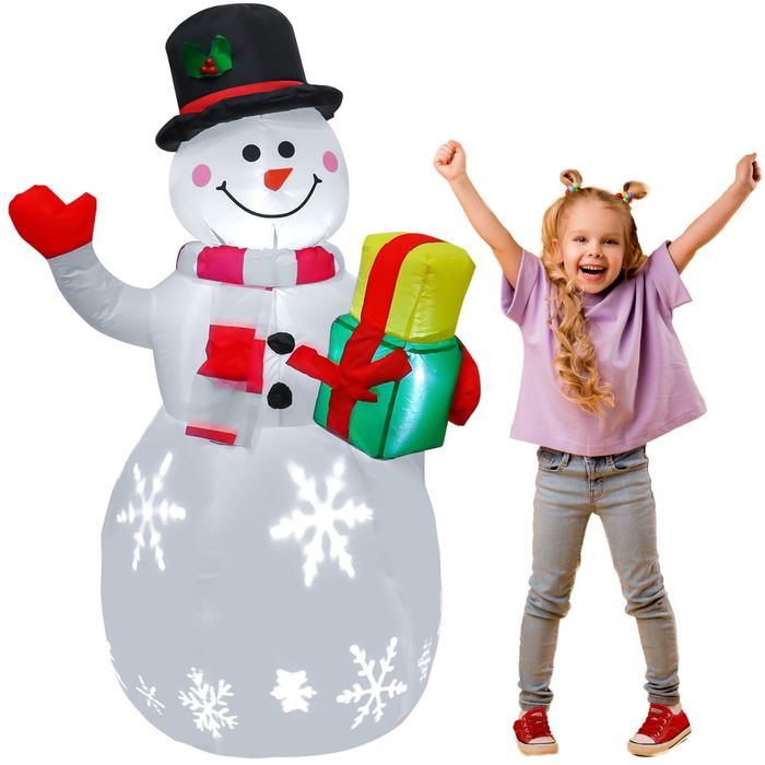 Świąteczny bałwan świecący LED 155cm WYSYŁKA 24H