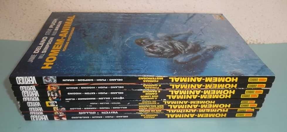 HOMEM-ANIMAL - 8 volumes TPB - Ed. PANINI