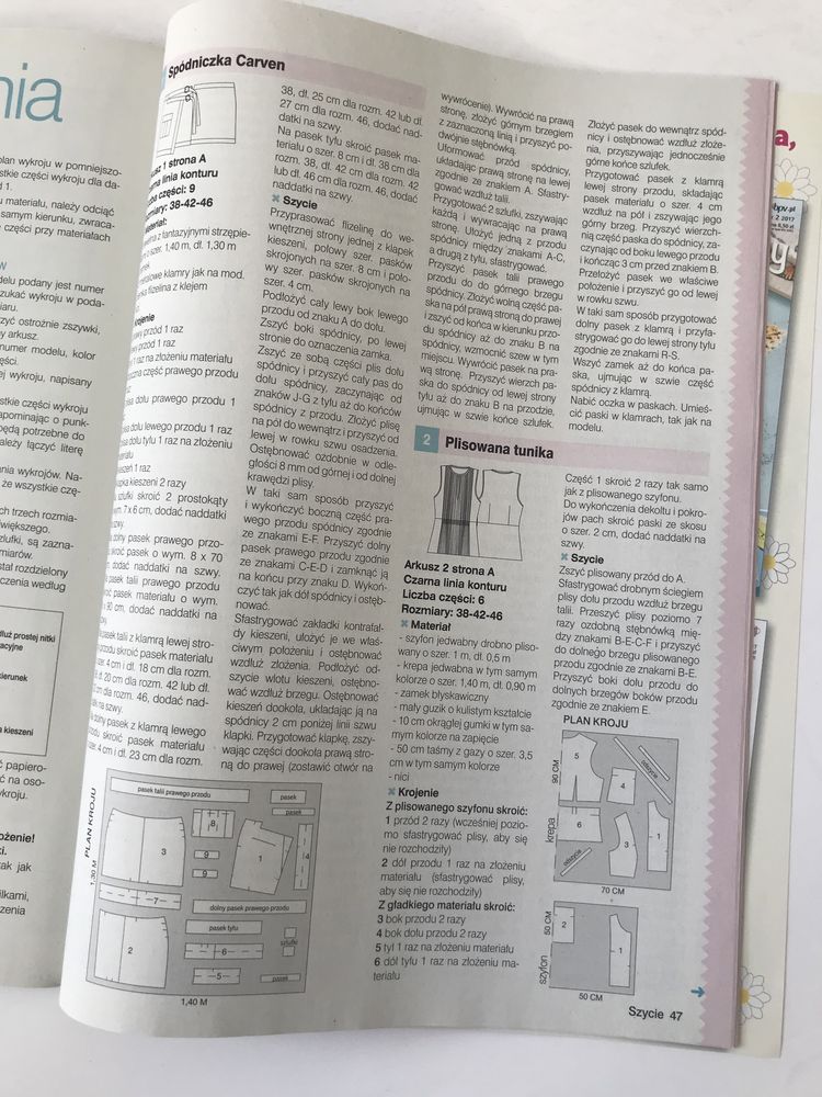 Magazyn Szycie - 2/2017 - Jak Burda. Wykroje