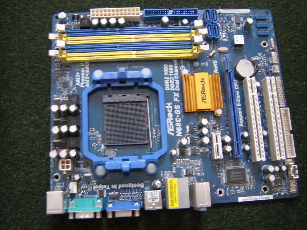 Płyta główna Asrock N68C-GS FX + części i akcesoria komputerowe