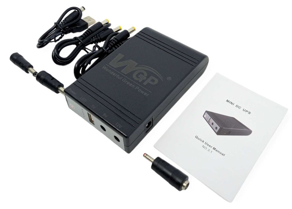 Источник бесперебойного питания роутера 10400 mAh 9V 12V Mini UPS WGP