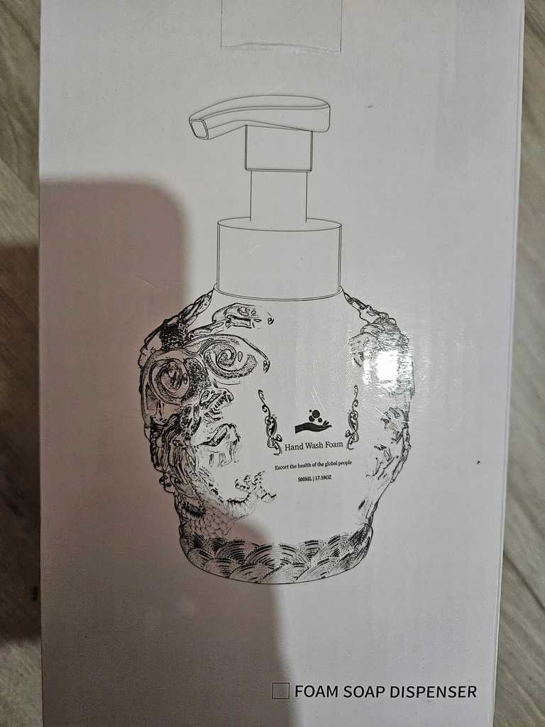 Elegancki dozownik na mydło płyn 500 ml