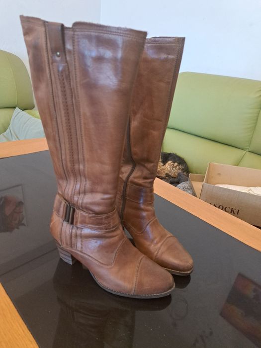 Kozaki skórzane Lasocki rozmiar 39