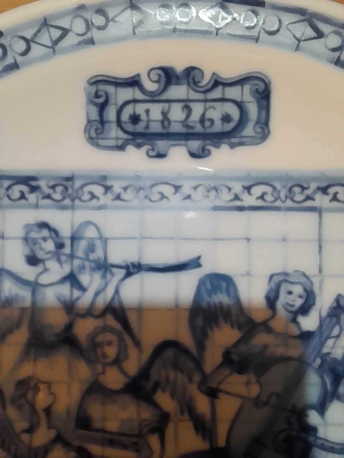 Prato comemorativo dos 150 ª da banda da fábrica Vista A. 1826/1976