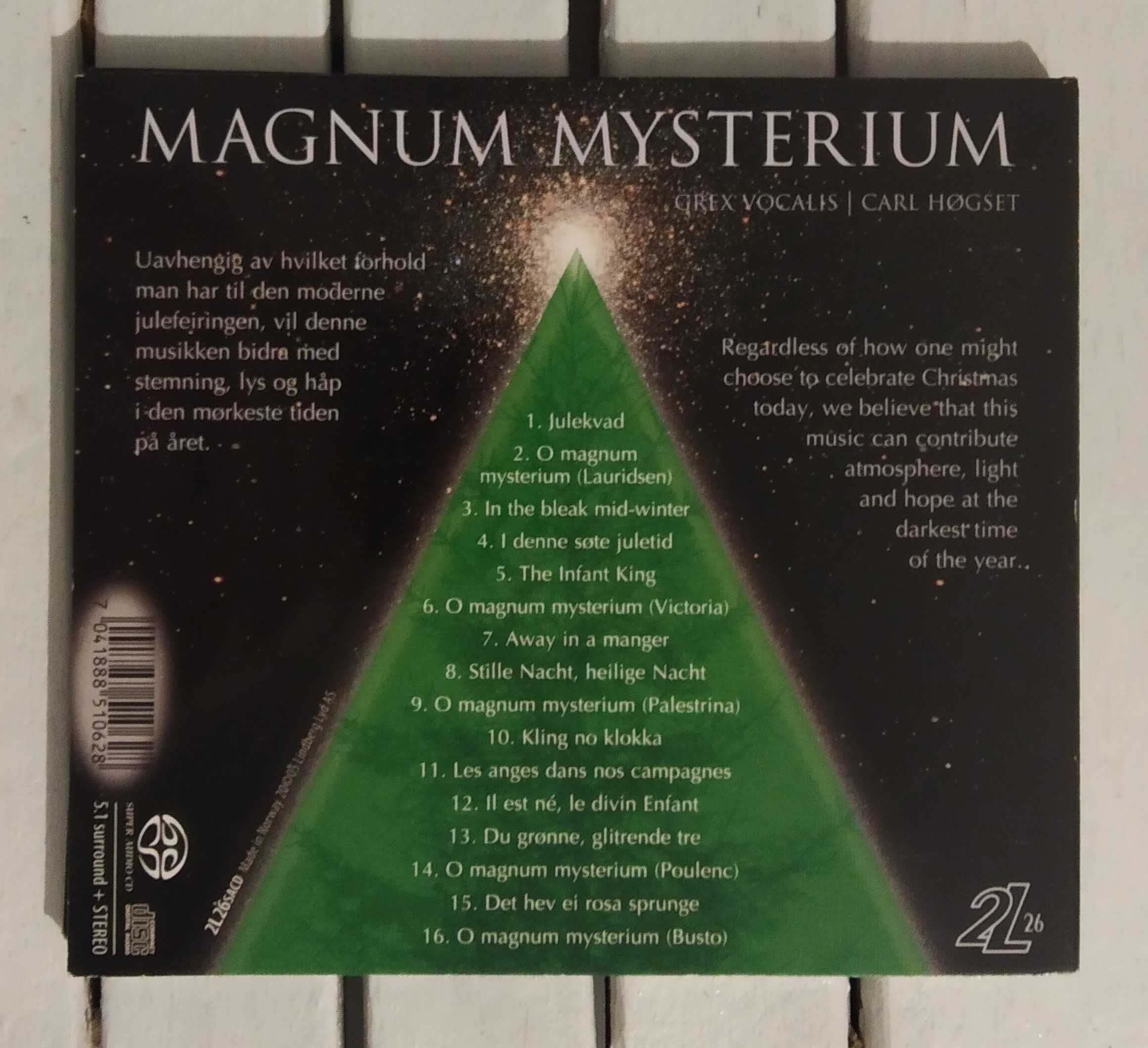 Grex Vocalis, Carl Høgset – Magnum Mysterium (CD) Noruega