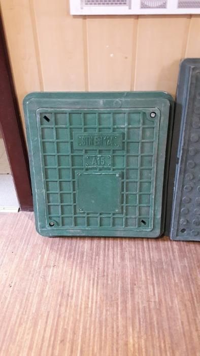 Люк канализационный полимерпесчаный круглый/квадратный