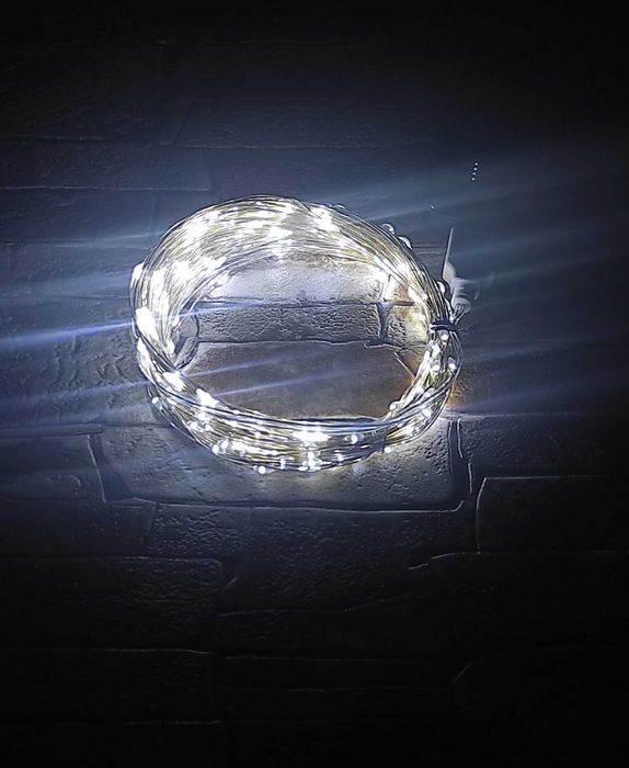 Новорічна гірлянда Роса 20 метрів / ЮСБ / USB