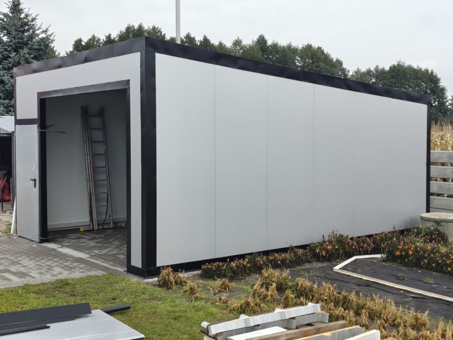 Konstrukcja stalowa garażu 5mb x 6mb