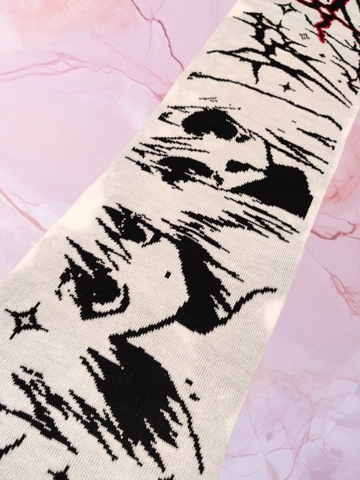 Аніме шарф з акрилу – стильно та тепло!