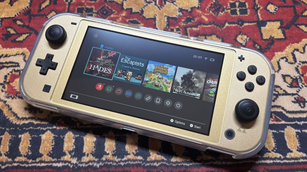 Nintendo switch lite hyrule edition !jak nowe! + akcesoria