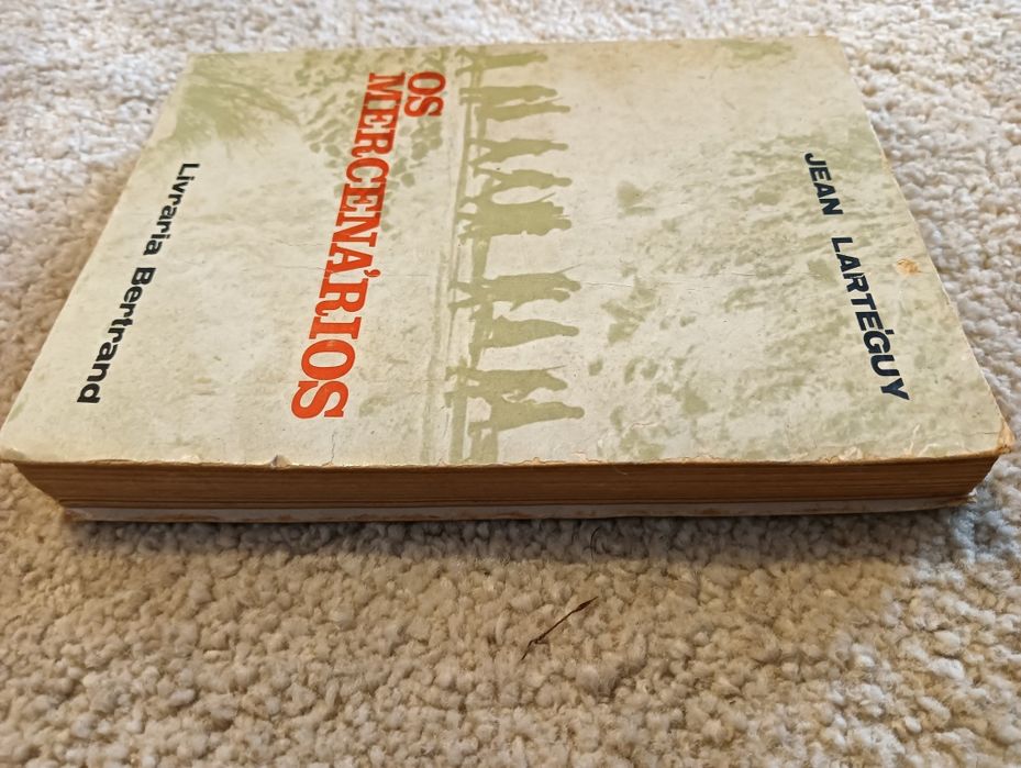 Os Mercenários Jean Larteguy livro antigo Livraria Bertrand*