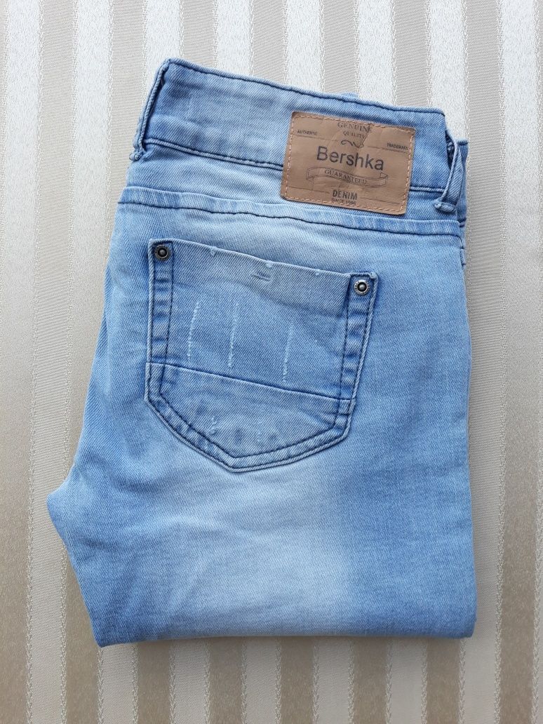 3 sztuki x spodnie dżinsowe długie dopasowane r. 34 XS jeans