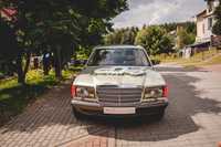 Auto do ślubu Mercedes W126 380SEL wersja long limuzyna