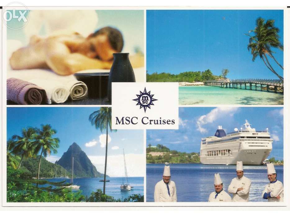 3 Postais da MSC Cruise (Portes Incluídos)