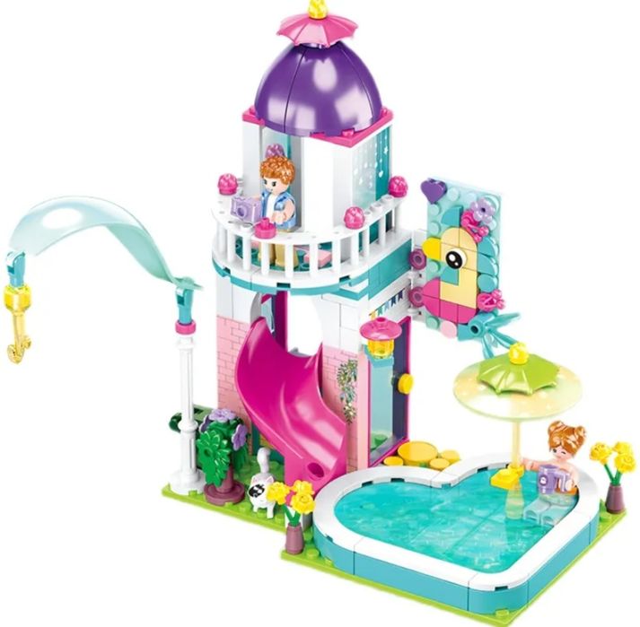 Конструктор Розовая мечта Sluban M38-B0971 Вечеринка у бассейна 230дет