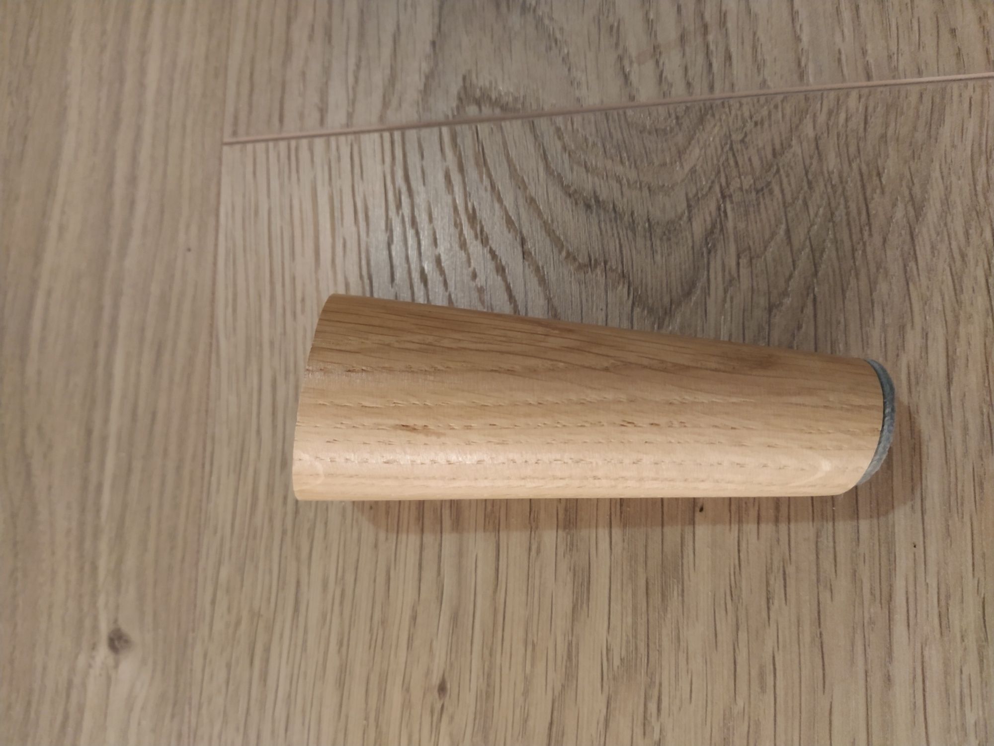 Nóżki drewniane pochyłe 10cm NOWE zapakowane - 2szt