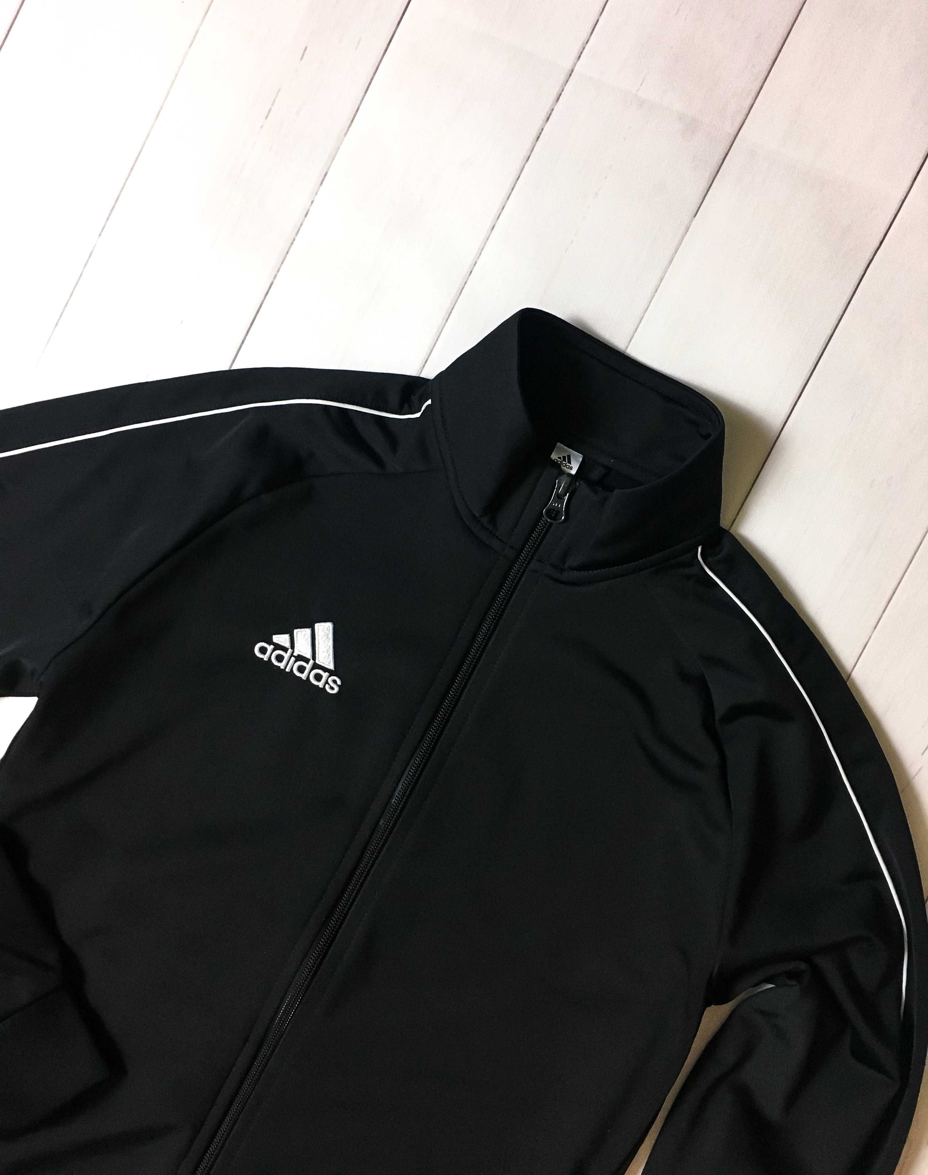 Детская черная спортивная кофта олимпийка Adidas адидас. 13-14Y L 164
