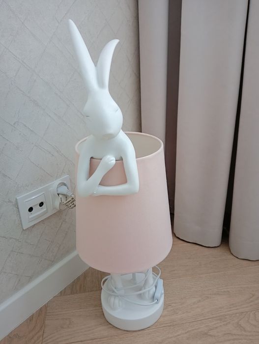 Lampka Królik z abażurem