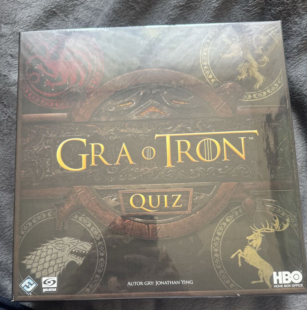 Gra planszowa GRA O TRON quiz NOWA.