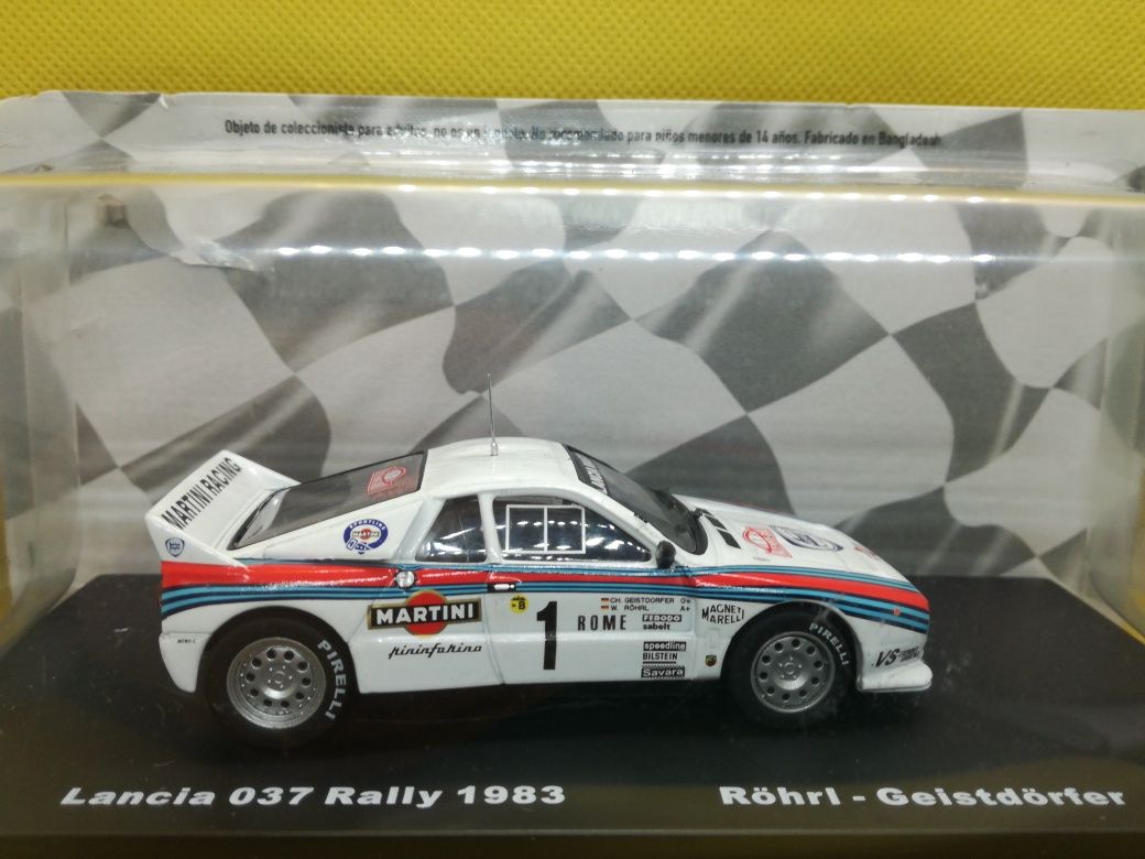 N. 72 Miniaturas 1/43 Lancia de Rally 8 Modelos diferentes