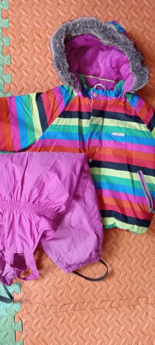 Комплект зимовий Lenne 86 92 на дівчинку комбінезон куртка Ленне Ліне