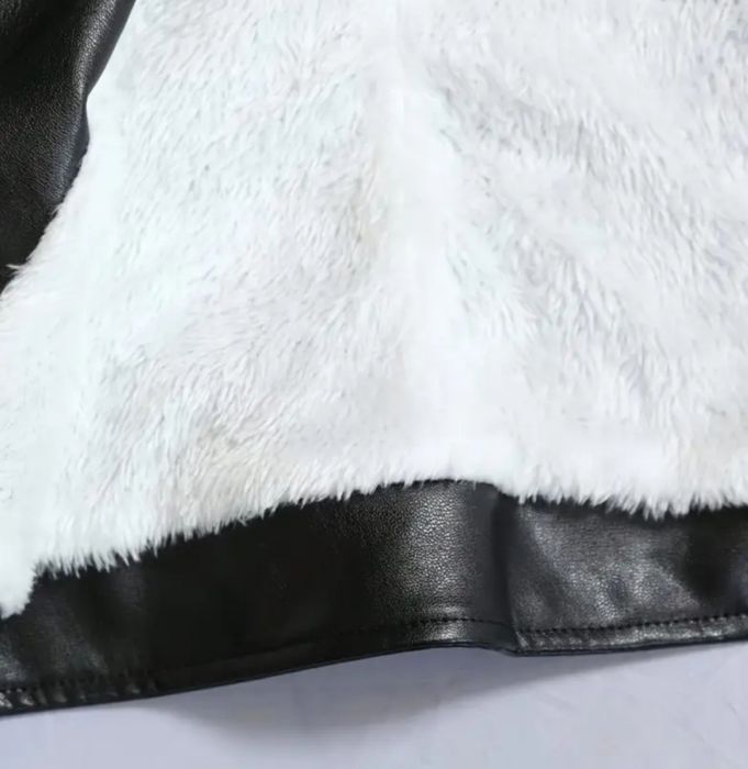 Kurtka ramoneska ocieplana.