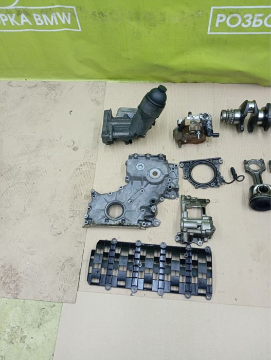 Поршень BMW X5 E53 3.0d m57n шатун колінвал ГБЦ БМВ Х5 Е53 підон блок