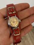Timex Vintage Automatic zegarek damski czerwony nakręcany