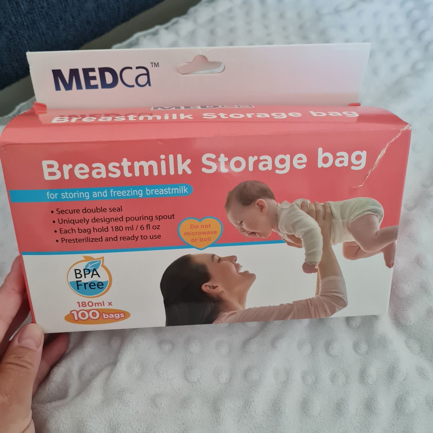 Пакеты для хранения грудного молока MEDca, 44 штуки