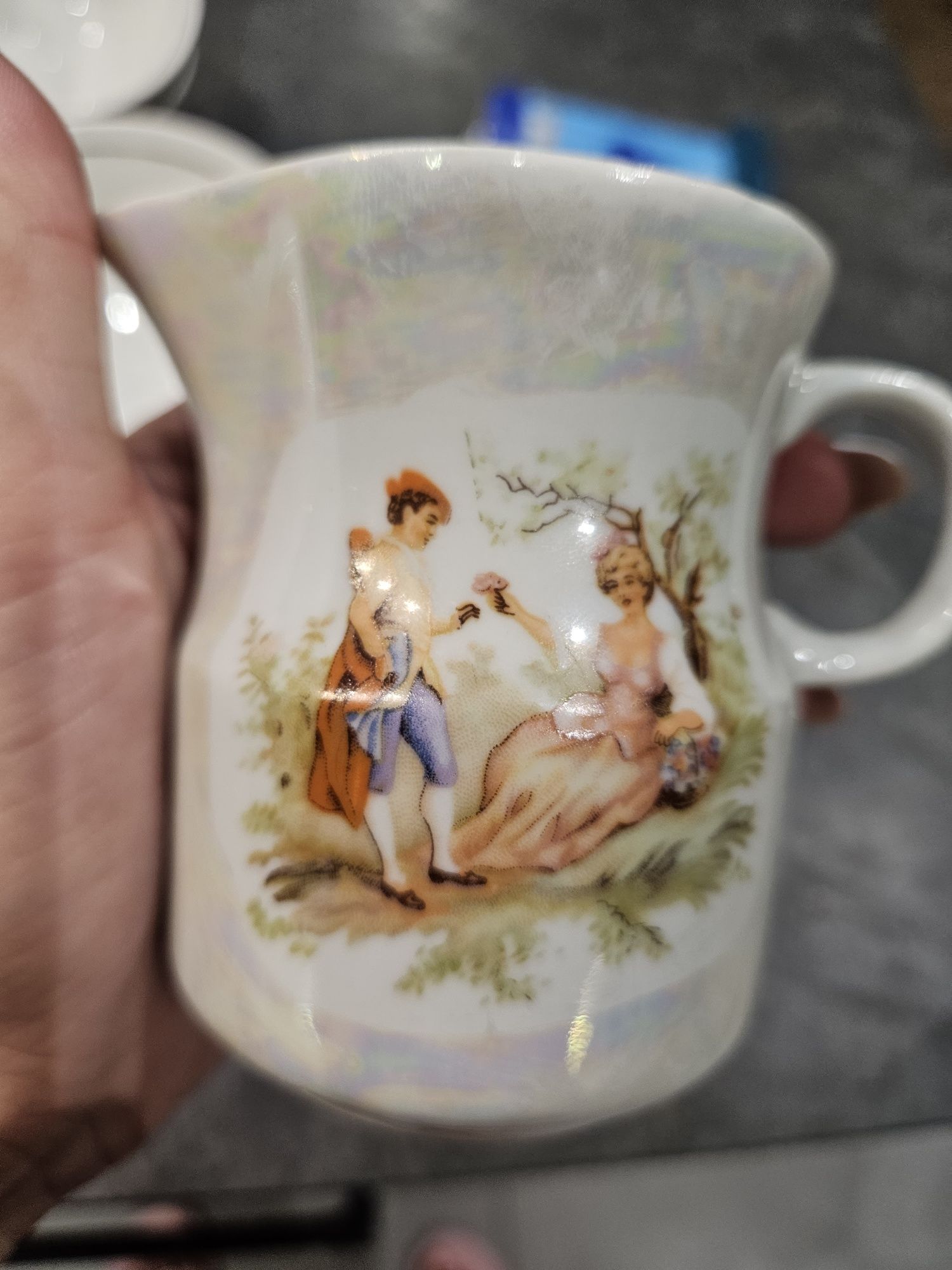 Piękna porcelana malowana  Helena Kosowska Świerczyńska made in Poland