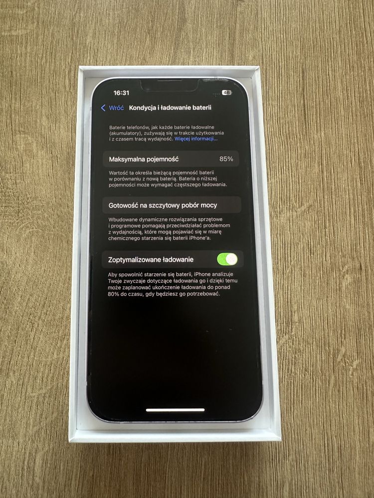 iPhone 14 • 85% Baterii • Jak nowy