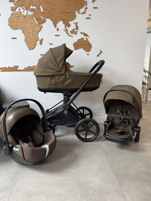 Cybex Priam 4.0 3w1  Khaki Green / Black Matt