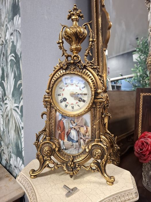 Relógio de Mesa Francês - Estilo Rococó / Luís XV