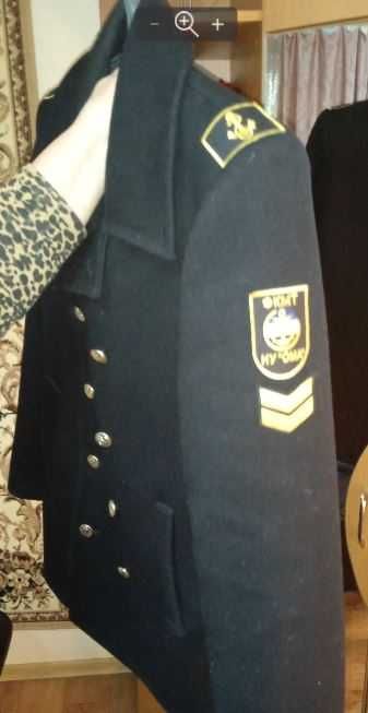 Форма для курсанта морского училища бушлат, брюки,  шапка с кокардой