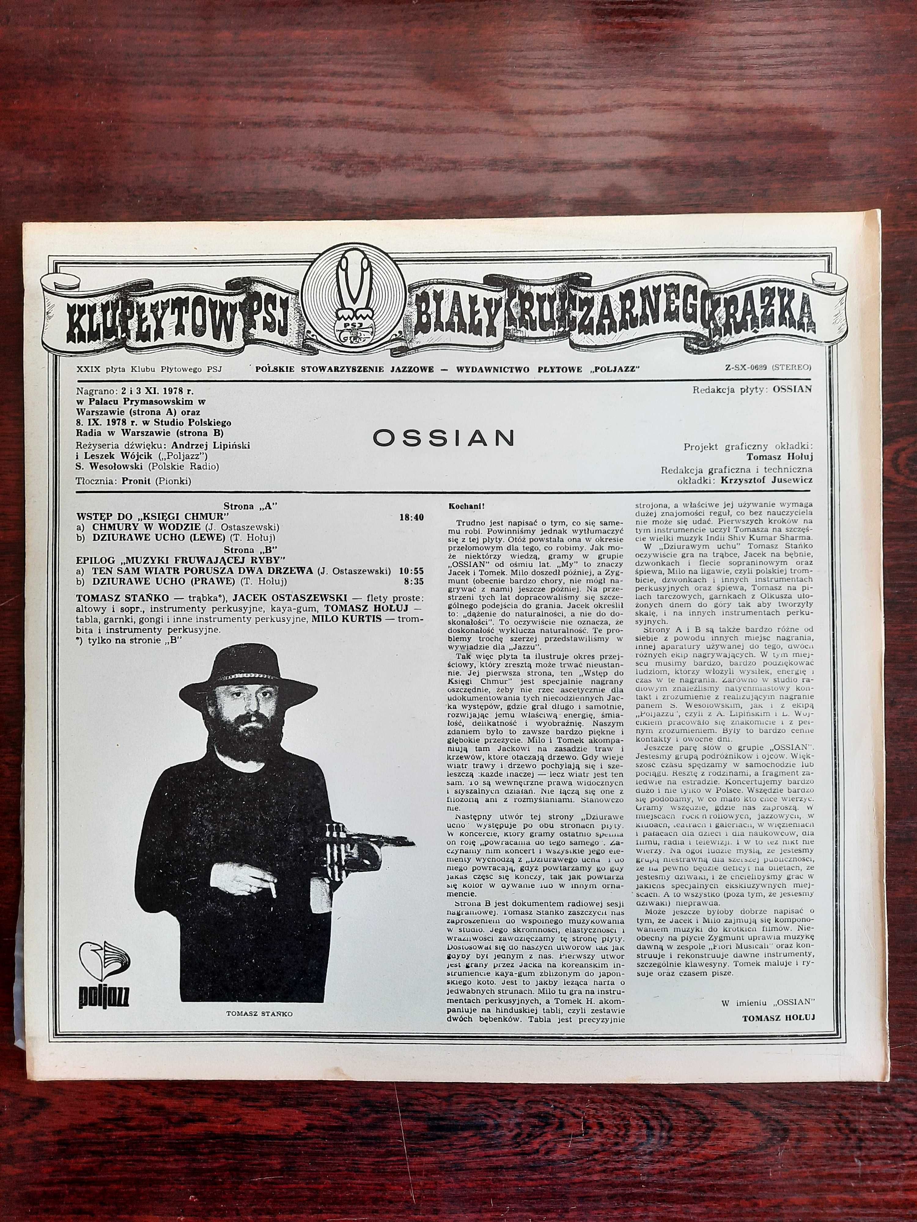 Płyta winylowa Ossian-Ossian LP