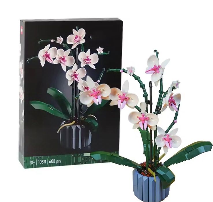 Конструктор, лего орхідея