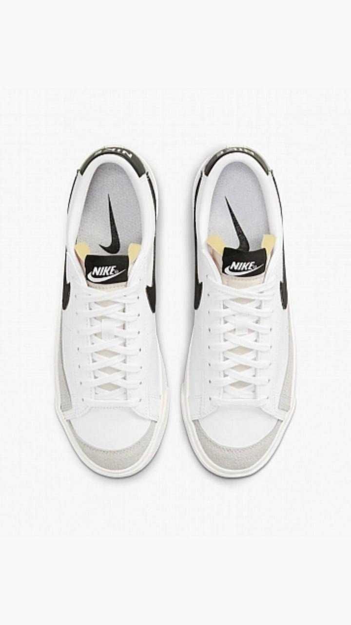 Кросівки кроссовки Nike Blazer Low 77 Vintage White Black