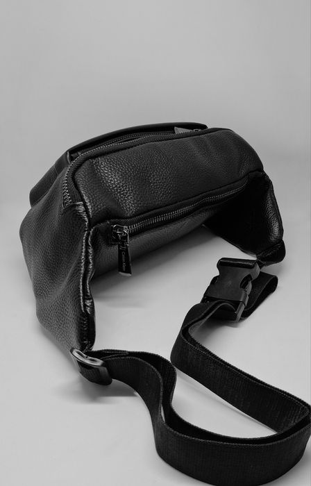 Чоловіча бананка шкіряна сумка кельвін | Мужская бананка кельвин сумка