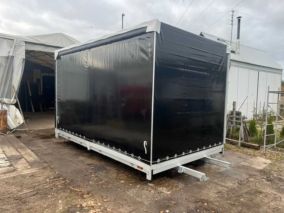 10EP Skrzynia ładunkowa zabudowa suwany dach  420x245x235(MONTAZ)