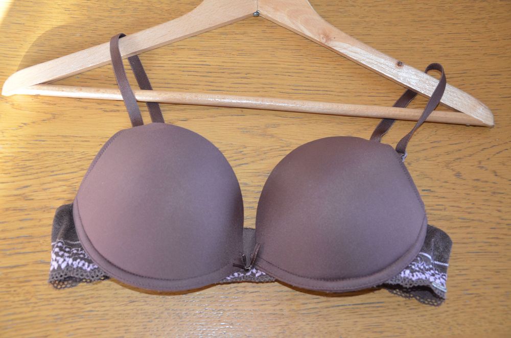 stanik/biustonosz Tommy Hilfiger 75B brązowy