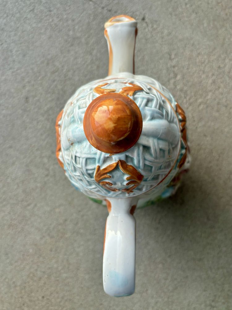 Wielki Stary Dzban porcelanowy sygnowany Capo Di Monte 45cm Włochy