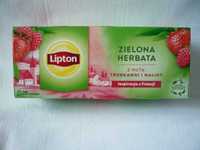 Lipton herbata zielona z nuta maliny i truskawki