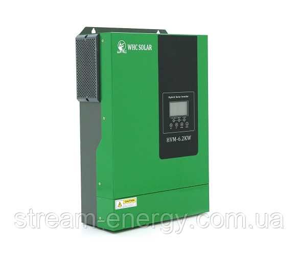 Гібридний інвертор WHC   HVM-6.2KW, 6200W, 48V Оригинал! Гарантия.