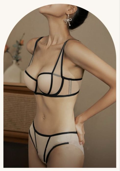 Комплект білизни cinoon push-up бюстгальтер трусики набір