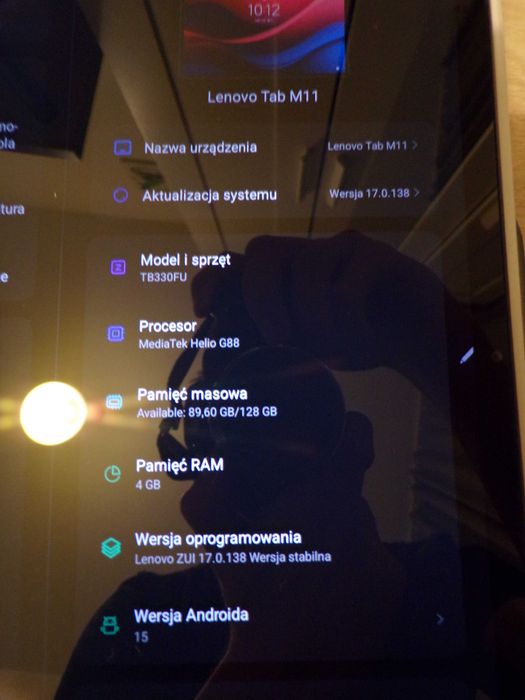 Tablet Lenovo Tab M11 128GB 4GB Rysik