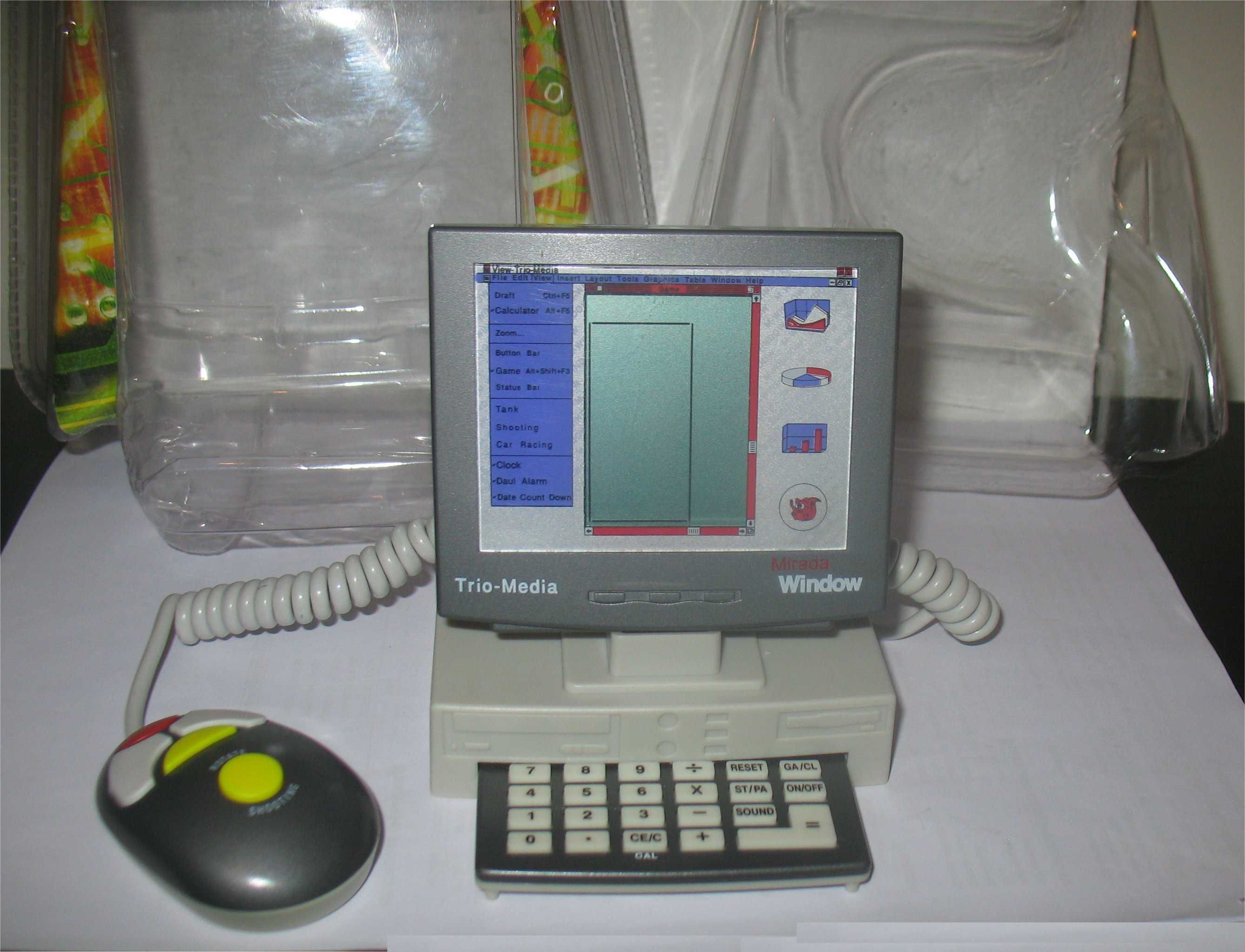 Consola de Jogos de Mão - Mirada - Trio-Media- Game, Clock, Calculator