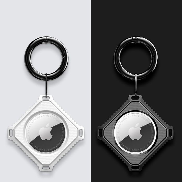 2x Etui do Apple AirTag Dux Ducis White + Black