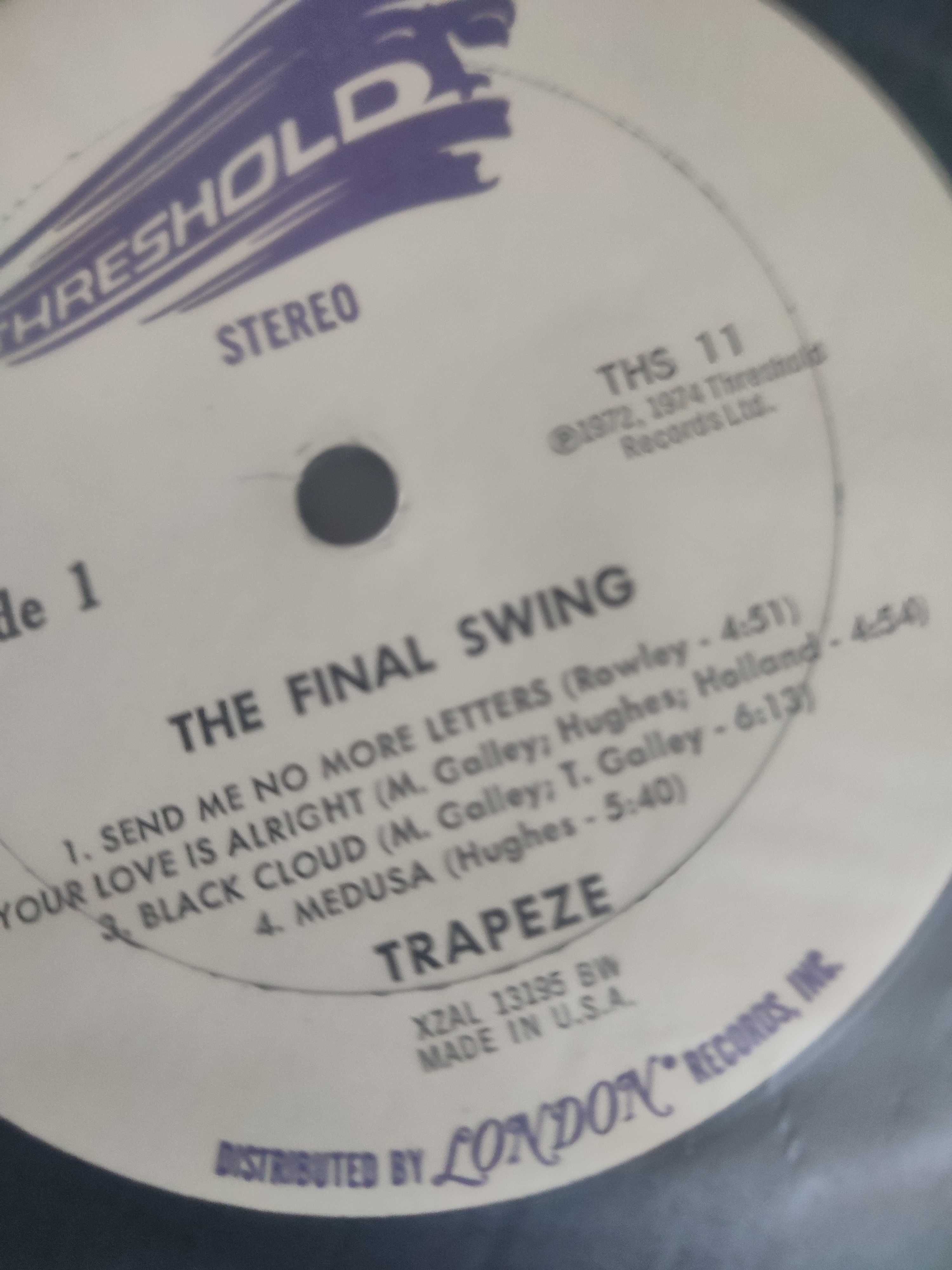 пластинка Trapeze – The Final Swing (usa)-вок Гленн Хьюз