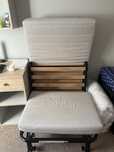 IKEA LYCKSELE LOVAS Fotel rozkładany