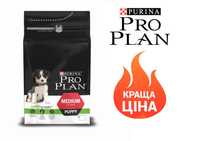 Pro Plan Medium Puppy  3 кг з куркою для цуценят середніх порід